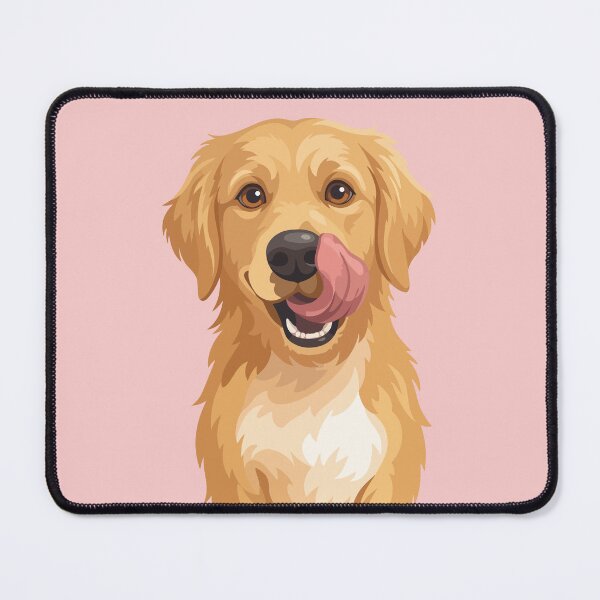 Item preview, Smiling Golden Retriever Happy Dog Vector designed and sold by BrownHorse90s.