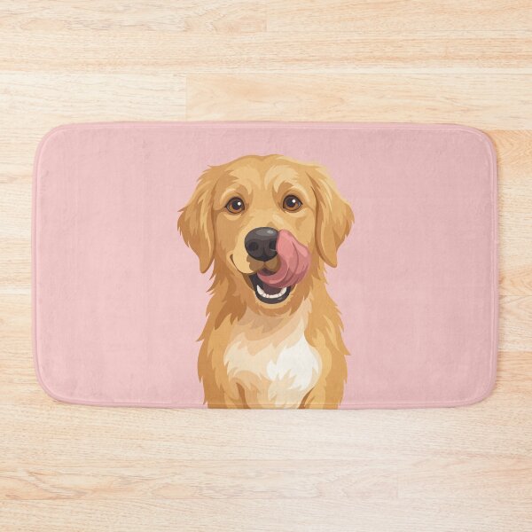 Item preview, Smiling Golden Retriever Happy Dog Vector designed and sold by BrownHorse90s.