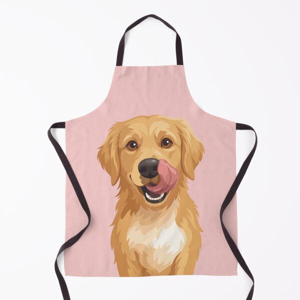 Item preview, Smiling Golden Retriever Happy Dog Vector designed and sold by BrownHorse90s.