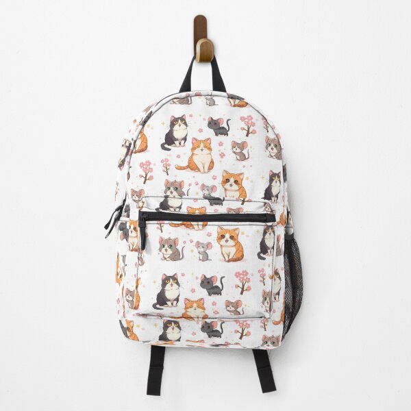 Item preview, Cats and Mice with Cherry Blossoms designed and sold by uunaa.