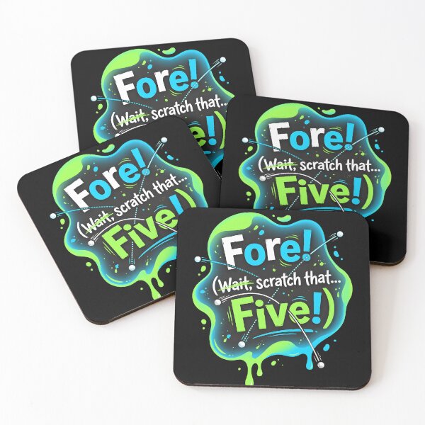 Item preview, Fore! wait scratch that five! | Golf designed and sold by SocialStaticz.