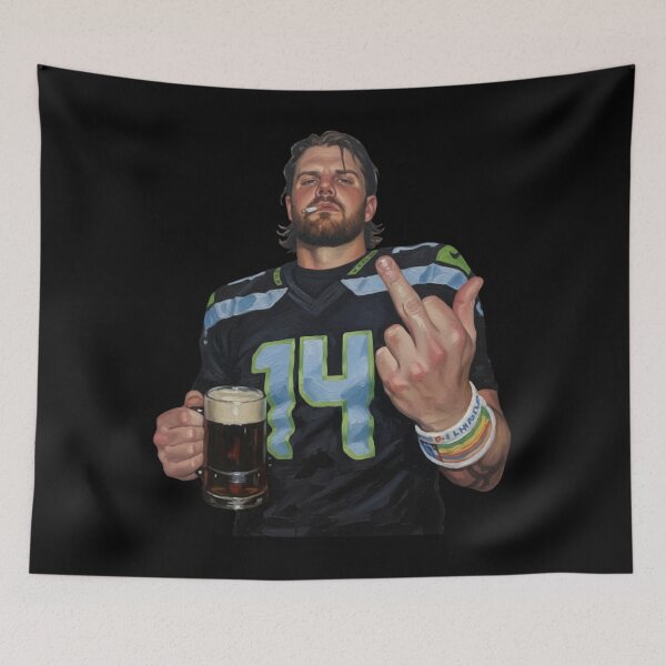 Item preview, Humor Middle Finge  Sam darnold Vintage 90s  designed and sold by MarceloBozzano.