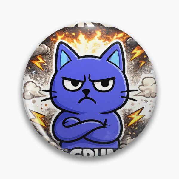 Item preview, Funny Grumpy Cat Design – Back Off I’m Grumpy Angry Cat Meme Sarcastic Humor Sticker designed and sold by sumodesign.