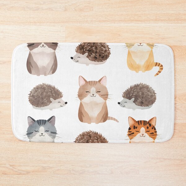 Item preview, Cats and hedgehogs designed and sold by uunaa.