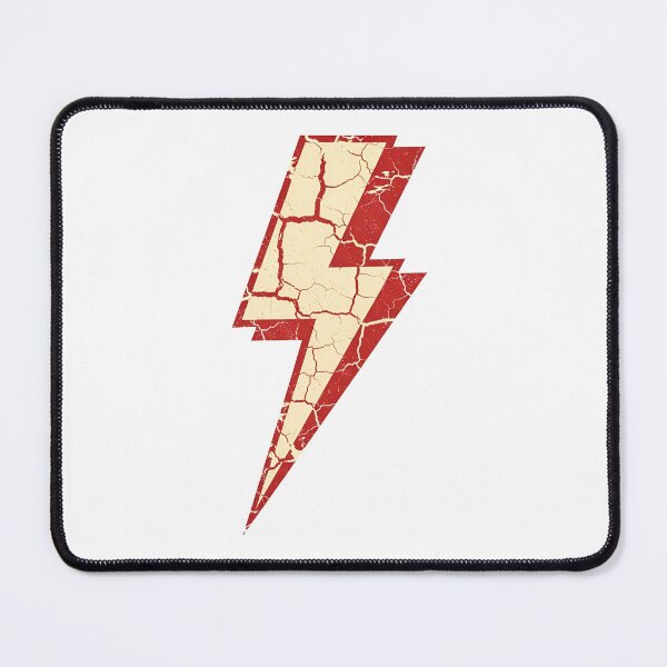 Item preview, a cracked and peeling lightning bolt sticker on a dark surface designed and sold by VerizalShop.