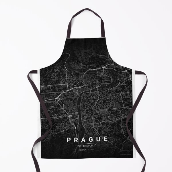 Item preview, Prague Map Print | Minimalist Noir City Map | Prague Wall Art Poster designed and sold by Lovely Maps.