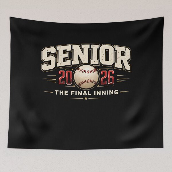 Item preview, Senior Mom Baseball Shirt 2026, The Final Inning Shirt, Class of 2026 Senior Mom Tee, Custom Baseball Mom Gift  designed and sold by THREE LITTLE BEANS.
