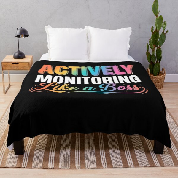 Item preview, Actively Monitoring Like A Boss Teacher Test Day Shirt, School Testing Day Shirt, You Got This Shirt, I Believe In You Shirt, Rock The Test designed and sold by THREE LITTLE BEANS.