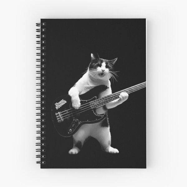 Aperçu de l'œuvre Le Chat Basse Atomique : Légende du grunge et des basses profondes, Ryth-Miaou-th créée et vendue par The Atomics.
