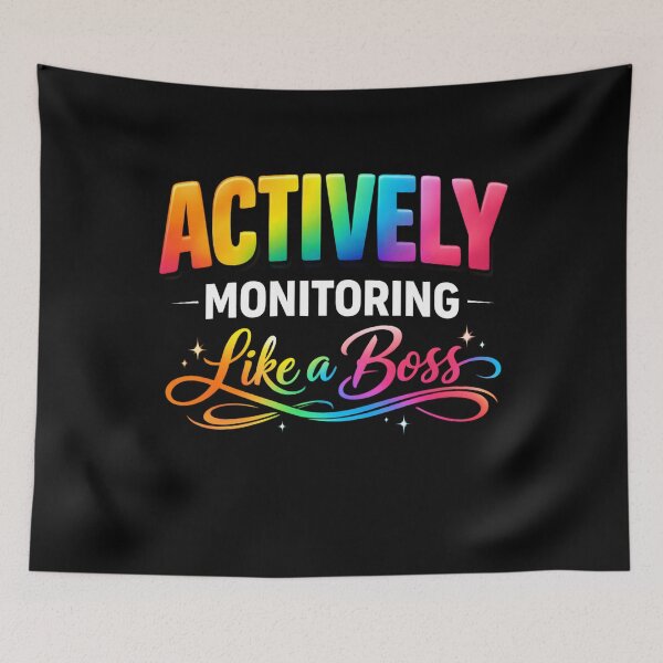 Item preview, Actively Monitoring Like A Boss Teacher Test Day Shirt, School Testing Day Shirt, You Got This Shirt, I Believe In You Shirt, Rock The Test designed and sold by THREE LITTLE BEANS.