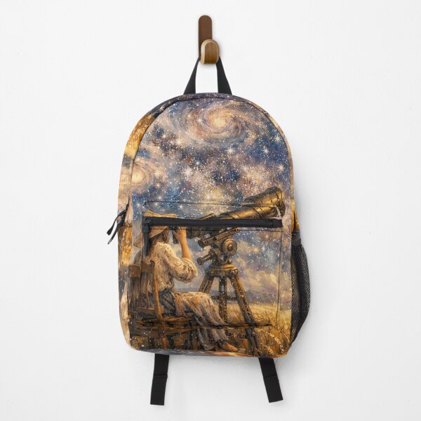 Item preview, Girl with Telescope and Falling Star designed and sold by M-Y-A-R-T-.