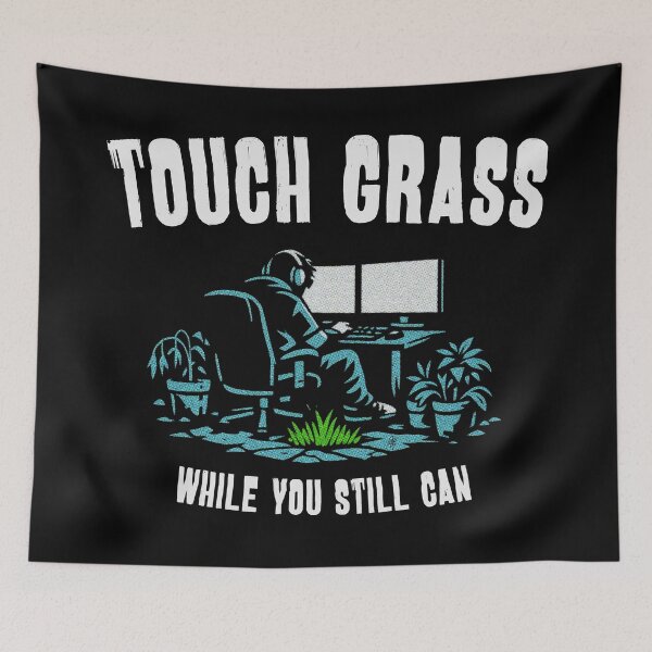 Item preview, Touch Grass While You Still Can  designed and sold by R-A Designs.