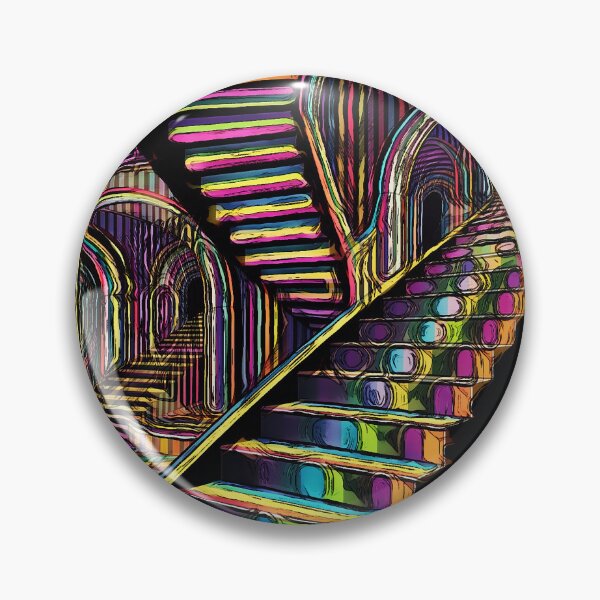 Item preview, Psychedelic Infinite Staircase designed and sold by Hen-C-Art.