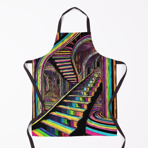 Item preview, Psychedelic Infinite Staircase designed and sold by Hen-C-Art.