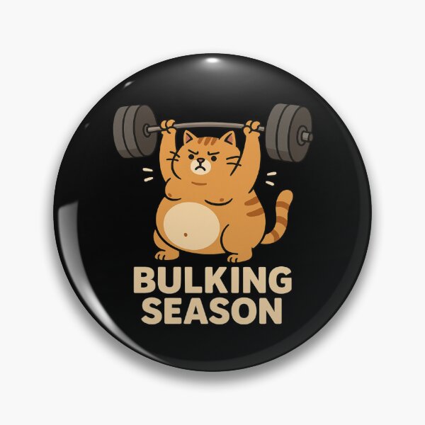 Item preview, Bulking Season Cat, Funny Chubby Gym Cat designed and sold by AYACHI90.