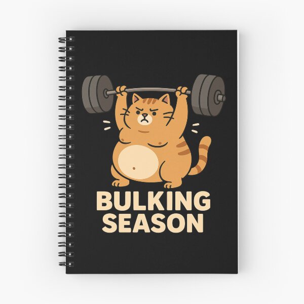 Item preview, Bulking Season Cat, Funny Chubby Gym Cat designed and sold by AYACHI90.
