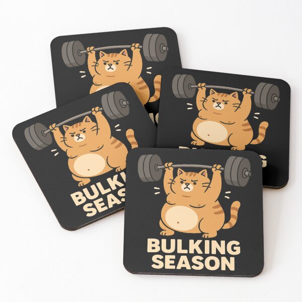 Item preview, Bulking Season Cat, Funny Chubby Gym Cat designed and sold by AYACHI90.