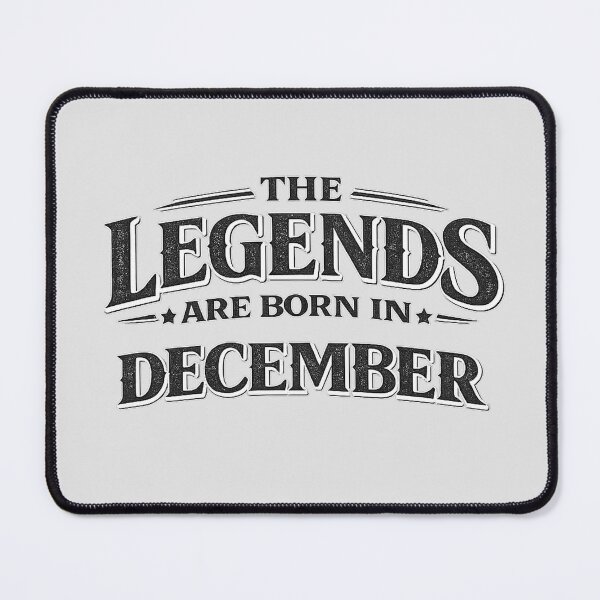 Item preview, The Legends Are Born In December – Bold Vintage Typography Design – December Birthday Gift designed and sold by Szapeee.