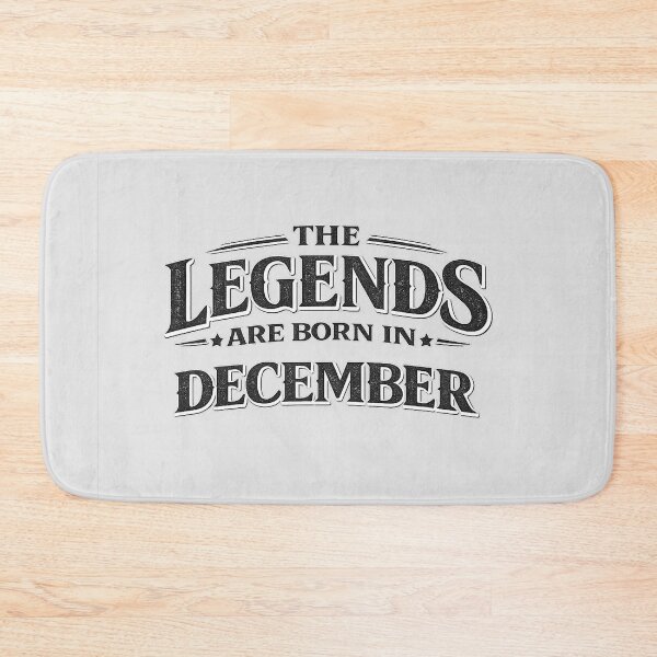 Item preview, The Legends Are Born In December – Bold Vintage Typography Design – December Birthday Gift designed and sold by Szapeee.