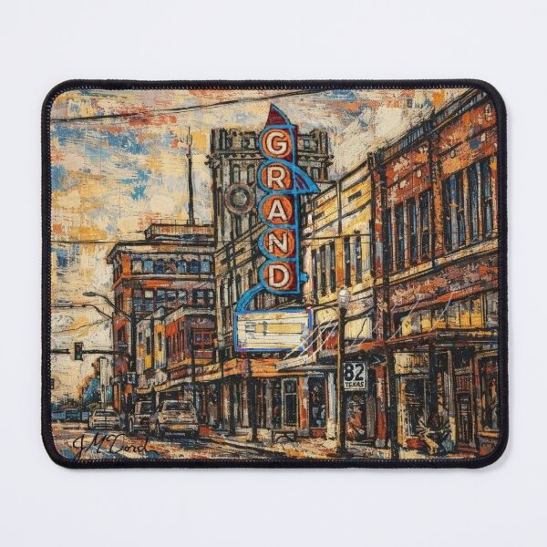 Item preview, Downtown Paris Texas designed and sold by JMcCordArt.