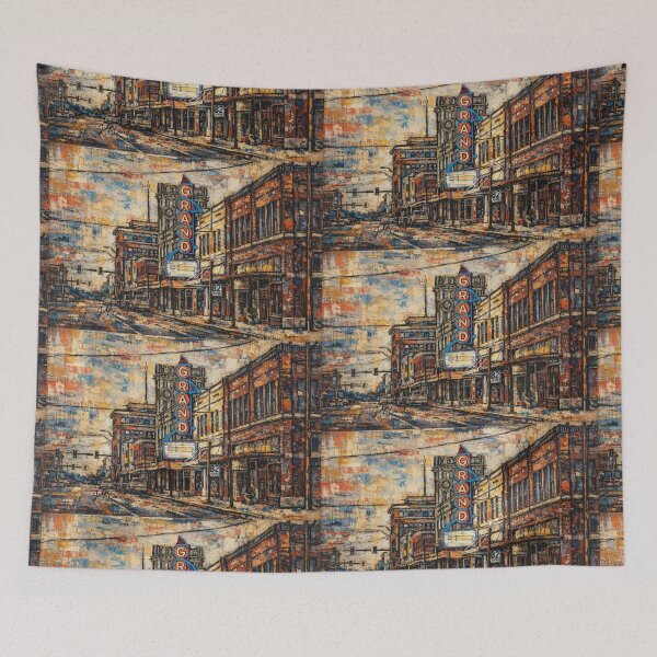 Item preview, Downtown Paris Texas designed and sold by JMcCordArt.
