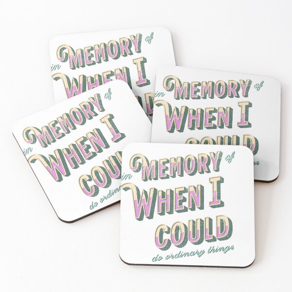 Item preview, Funny Chronic Illness Shirt In Memory of When I Could Retro Pastel Movie Typography Spoonie Life Burnout Humor Mental Health Sarcasm designed and sold by RealLifeMerchies.
