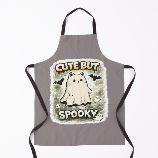 Item preview, Cute But Spooky Cat Ghost – Halloween Kawaii Cat Aesthetic Design designed and sold by sumodesign.