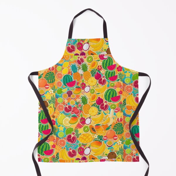 Item preview, Tropical Fruit Fusion | Vibrant Summer Sticker Pattern | Exotic Harvest Collage designed and sold by SergioMiklos.