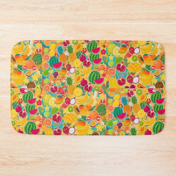 Item preview, Tropical Fruit Fusion | Vibrant Summer Sticker Pattern | Exotic Harvest Collage designed and sold by SergioMiklos.