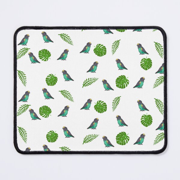 Item preview, Meyer’s parrots with leaves designed and sold by causebirbs.