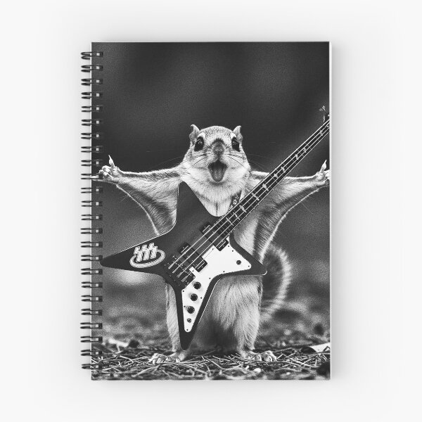 Item preview, Flying Squirrel Rock Star – Bass Guitar Animal Pose designed and sold by The Atomics.