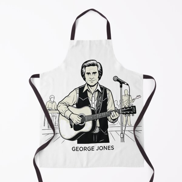 Item preview, George Jones illustration country music legend artwork designed and sold by  Mudikeys.