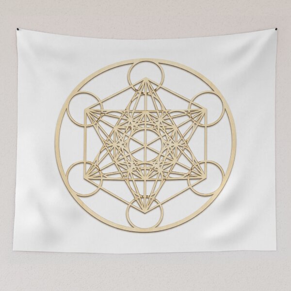 Item preview, Metatron's Cube Sacred Geometry Minimalist designed and sold by StillArtStudio.