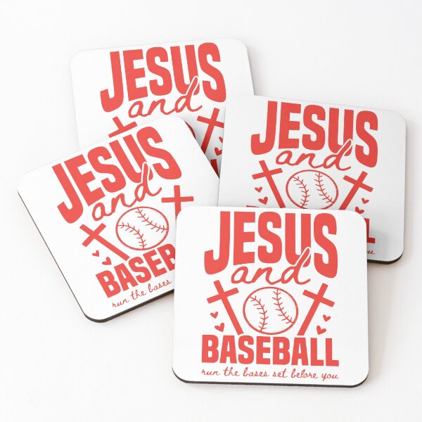 Item preview, Jesus and Baseball, Christian Baseball, Faith Baseball designed and sold by MEMCATDESING.