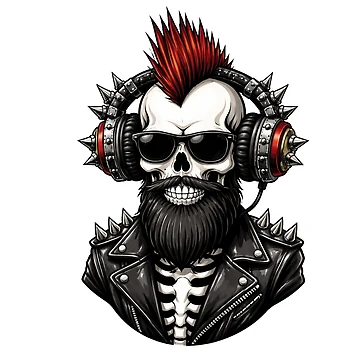 Artwork thumbnail, Skull Funk by TeesqueDesign