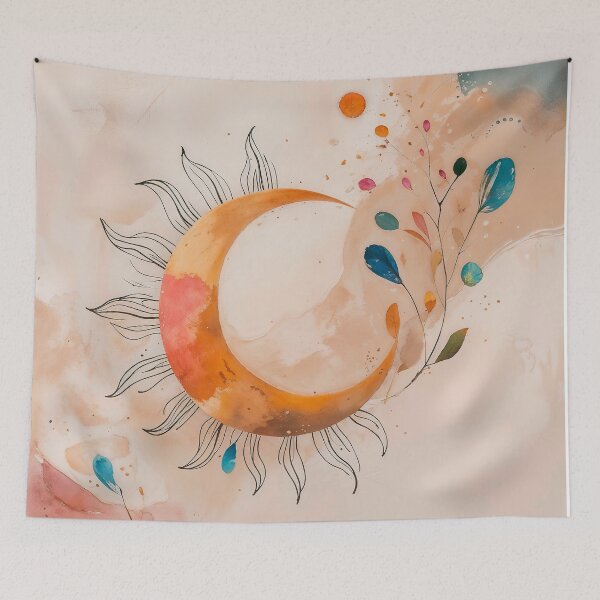 Item preview, Celestial Harmony between the Sun and the Moon designed and sold by paulrommer.