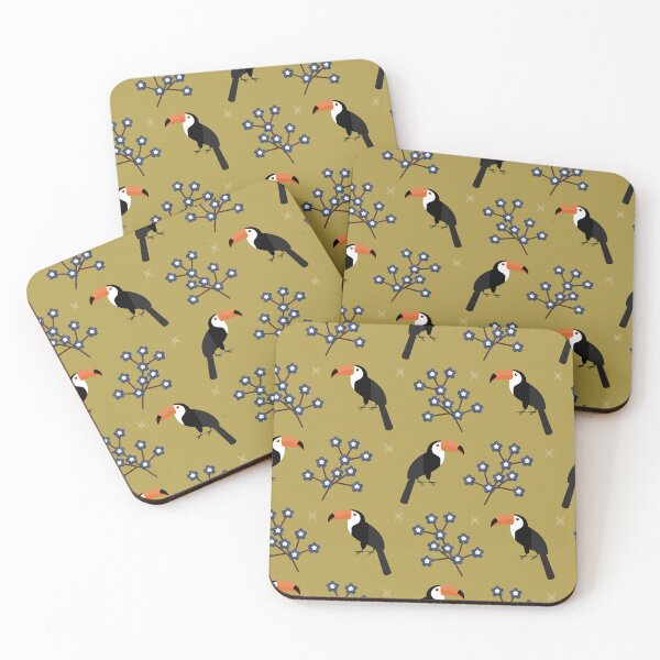 Item preview, Toucans on green designed and sold by reneesillus.