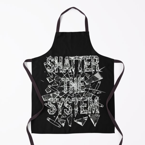 Item preview, Shatter The System T-Shirt – Broken Glass Typography Graphic | Anti System Streetwear | Grunge Punk Aesthetic Tee designed and sold by Maximilianos.