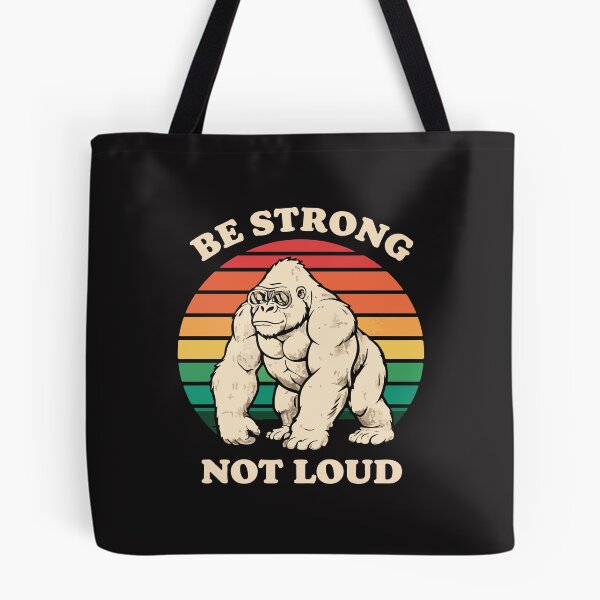 Item preview, Gorilla Gym Etiquette Funny Bodybuilding Weightlifting Retro 70s designed and sold by kiralynstration.