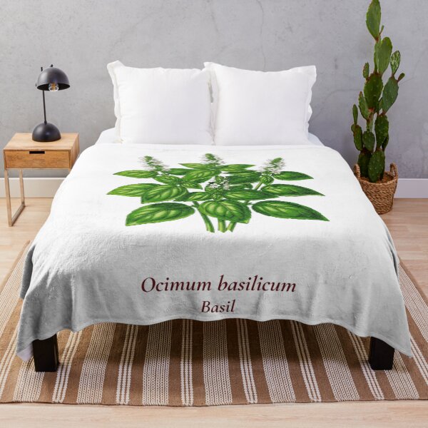 Item preview, Basil Botanical T-Shirt | Ocimum basilicum Vintage Illustration | Herb Lover Gift designed and sold by Panom Suavichien.
