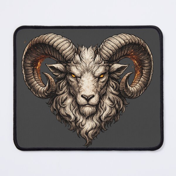 Item preview, Aries Zodiac Ram – Detailed Astrology Design – Minimal No Text Aries Artwork designed and sold by Szapeee.