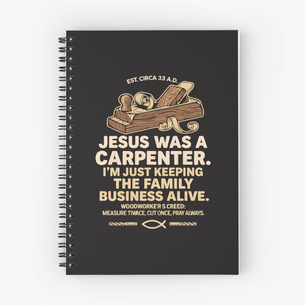 Item preview, Jesus Was A Carpenter Funny Christian Woodworker Dad Faith Gift designed and sold by kiralynstration.