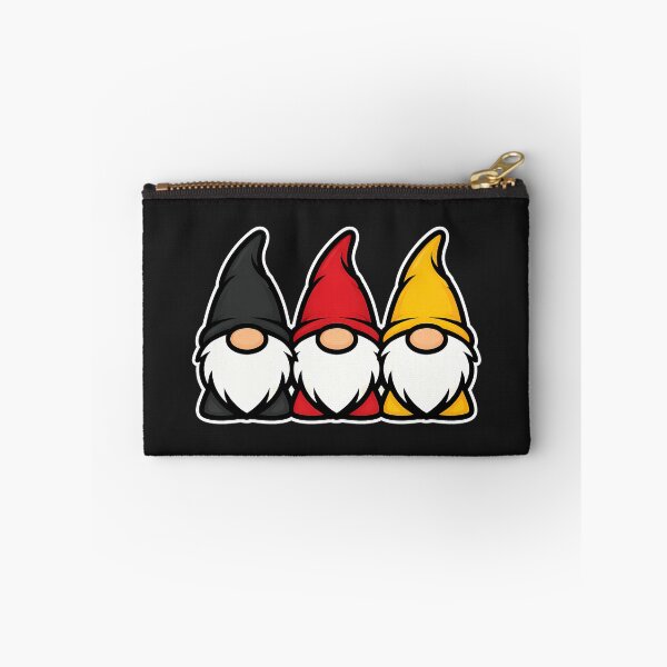 Item preview, Minimalist German Gnome Trio Black Red Gold designed and sold by Infinitee8hirts.