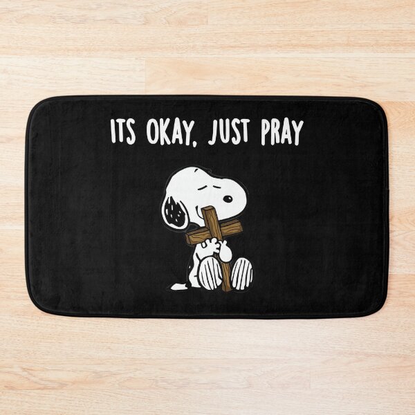 Item preview, Its Okay Just Pray Cute Puppy Cross Christian Faith Quote Classic T-Shirt designed and sold by ZWITABLDIYA.