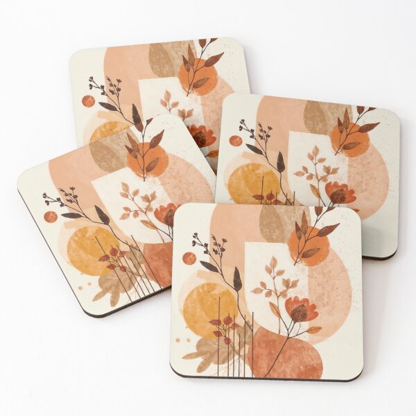 Item preview, Abstract autumn floral composition designed and sold by paulrommer.