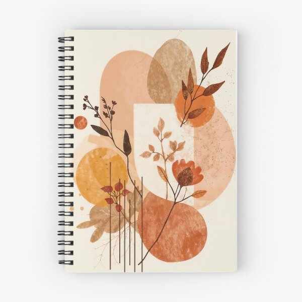 Item preview, Abstract autumn floral composition designed and sold by paulrommer.