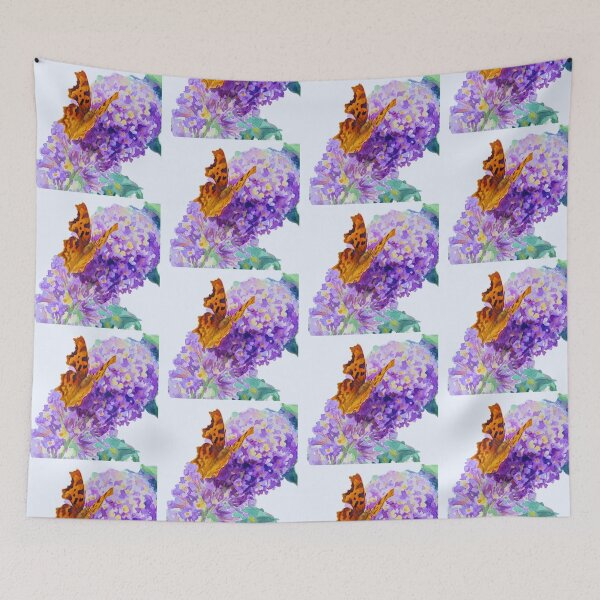 Item preview, Comma butterfly resting on lavender  designed and sold by Hidden Relic Muse.