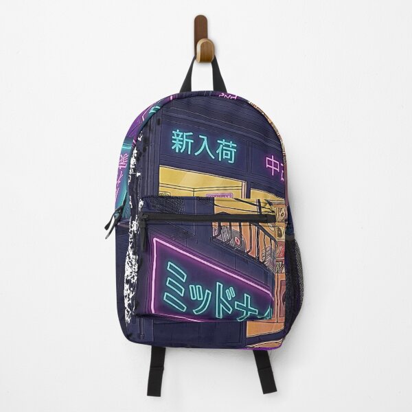 Item preview, Retro Anime Neon Record Shop Lofi Tokyo Night Aesthetic Vibes designed and sold by UltimateJapan.