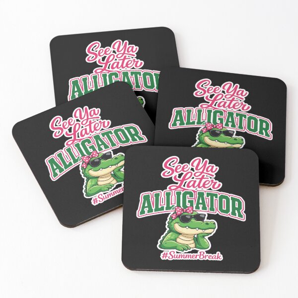 Item preview, Teacher Summer - See Ya Later Alligator designed and sold by MEMCATDESING.