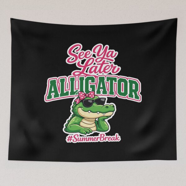 Item preview, Teacher Summer - See Ya Later Alligator designed and sold by MEMCATDESING.